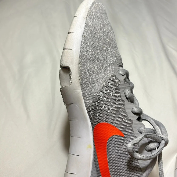 NIKE Flex Contact Competition Running Shoes, Gray, Orange - Picture 6 of 9